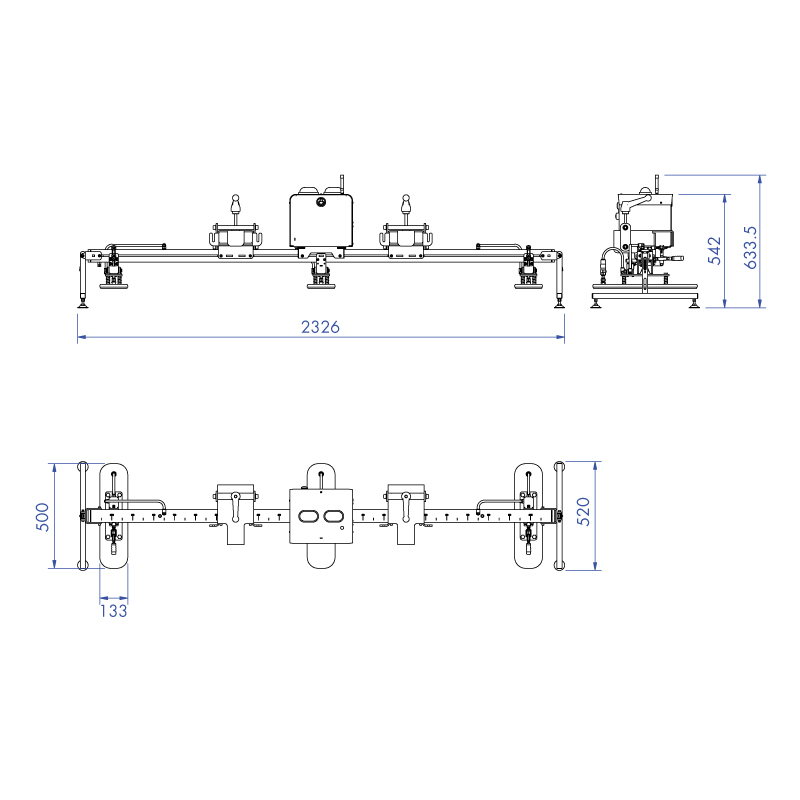 Fork Mounted Vacuum Lifting Attachment